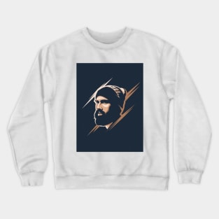 man portrait Crewneck Sweatshirt